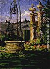 In the Gardens of the Villa Palmieri by James Carroll Beckwith